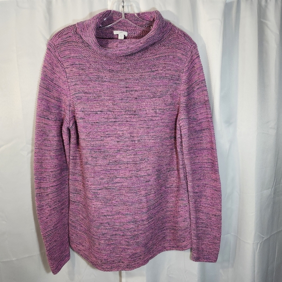 J. Jill Sweaters - J. Jill Medium Magenta Turtleneck/Cowl Neck Sweater